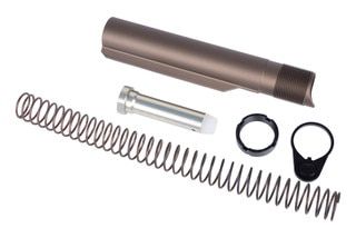 Aero Precision AR-15 Enhanced Carbine Buffer Kit has a Kodiak Brown Anodized finish